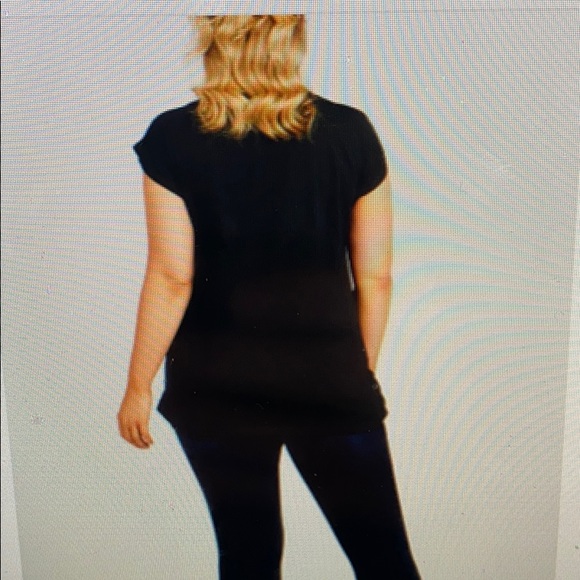 NWT Avenue loralette bling pocket  tee 1X - Picture 2 of 7